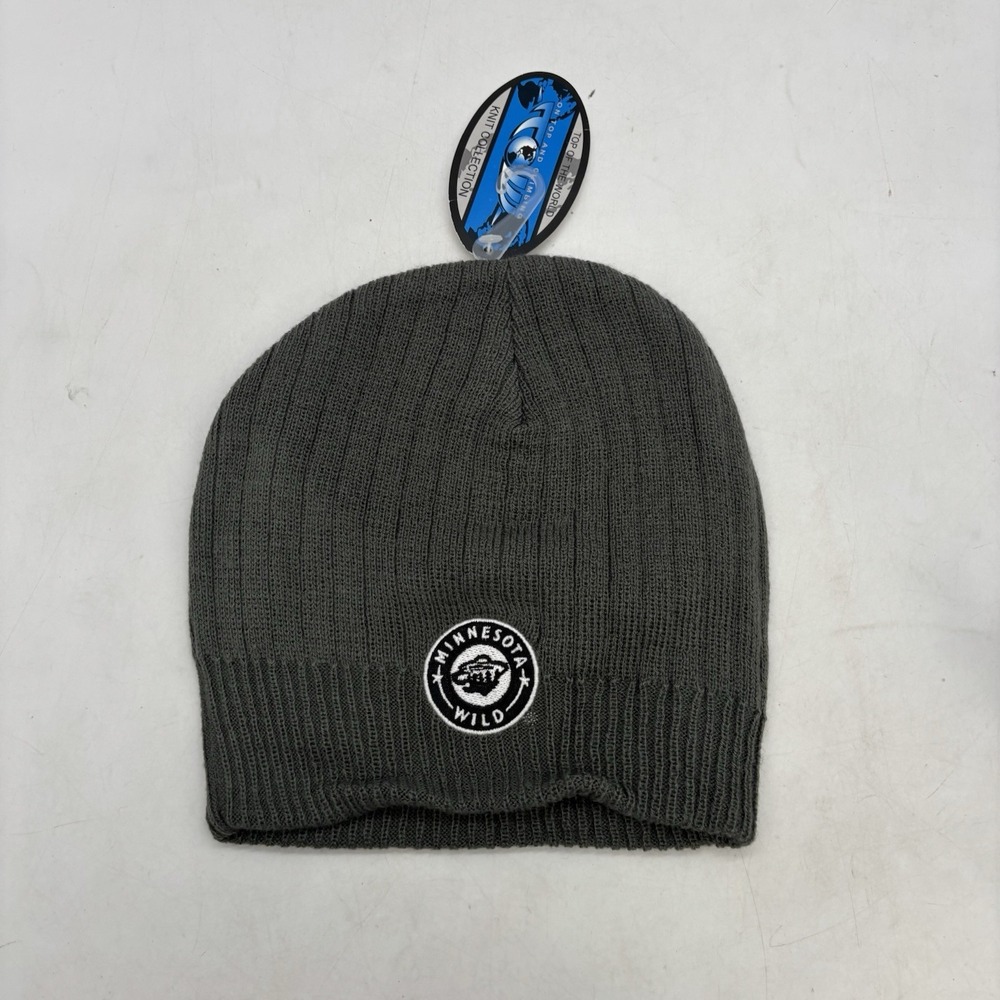 Minnesota Wild Beanie Hat OSFA Uncuffed Knit Skull Cap Top of the World NWT